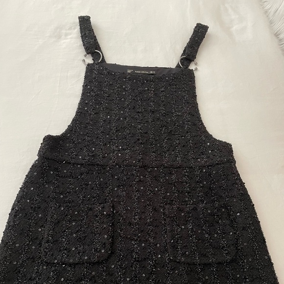 Zara Dresses & Skirts - Zara Black Sequin Mini Dress